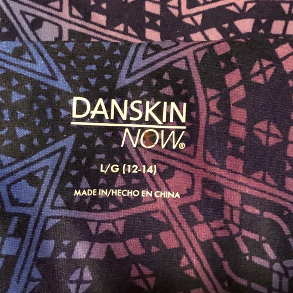 Danskin HIgh Rise Ombré Capris Leggings - Picture 5 of 7